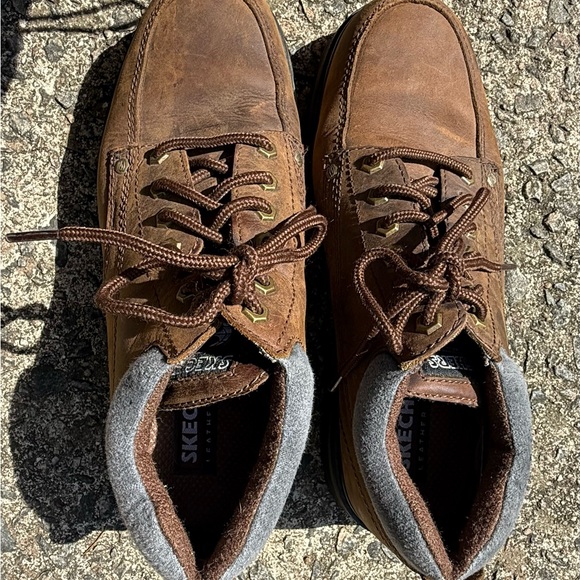 Skechers Brown and Gray Boots with Rugged Comfort - Picture 6 of 9